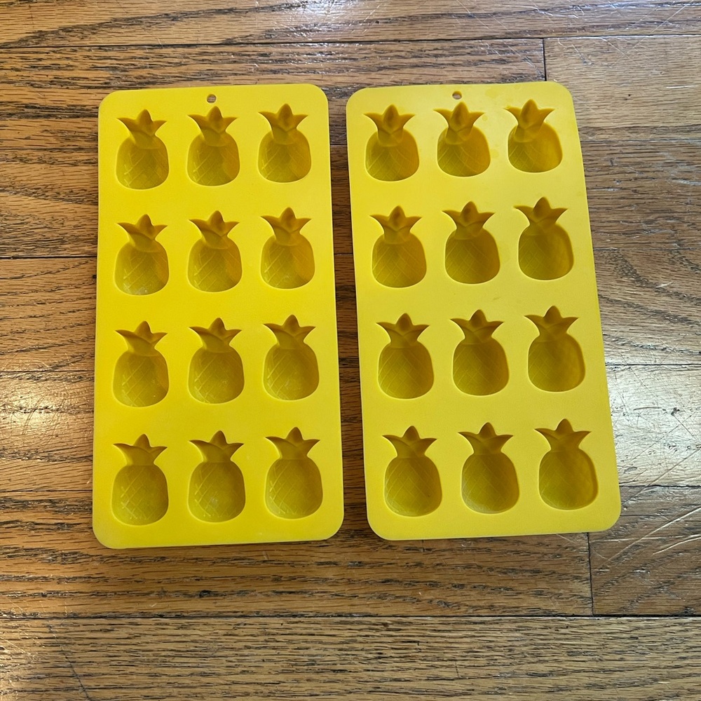 Yellow Pineapple Silicone Molds